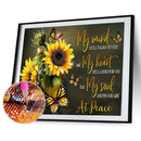 5D DIY Diamond Painting Sunflower Full Drill Rhinestone Mosaic Art Picture Kit