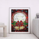 Special Shaped Rhinestones Picture DIY Merry Christmas Card 5D Diamond Painting