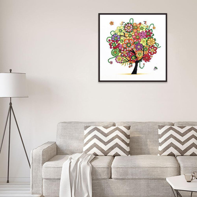5D DIY Special Shaped Diamond Painting Tree Cross Stitch Mosaic Craft Kits