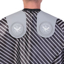 Waterproof Silicone Neck Cape Wrap Collar Shield Hair Coloring Tool (Grey) Newly