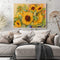 11CT Full Cross Stitch Sunflower Stamped DIY Cotton Thread Printed Needlewo