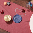 Alphabet Letters Wax Sealing Stamp Head Round Copper Stamps Craft Decor (L)
