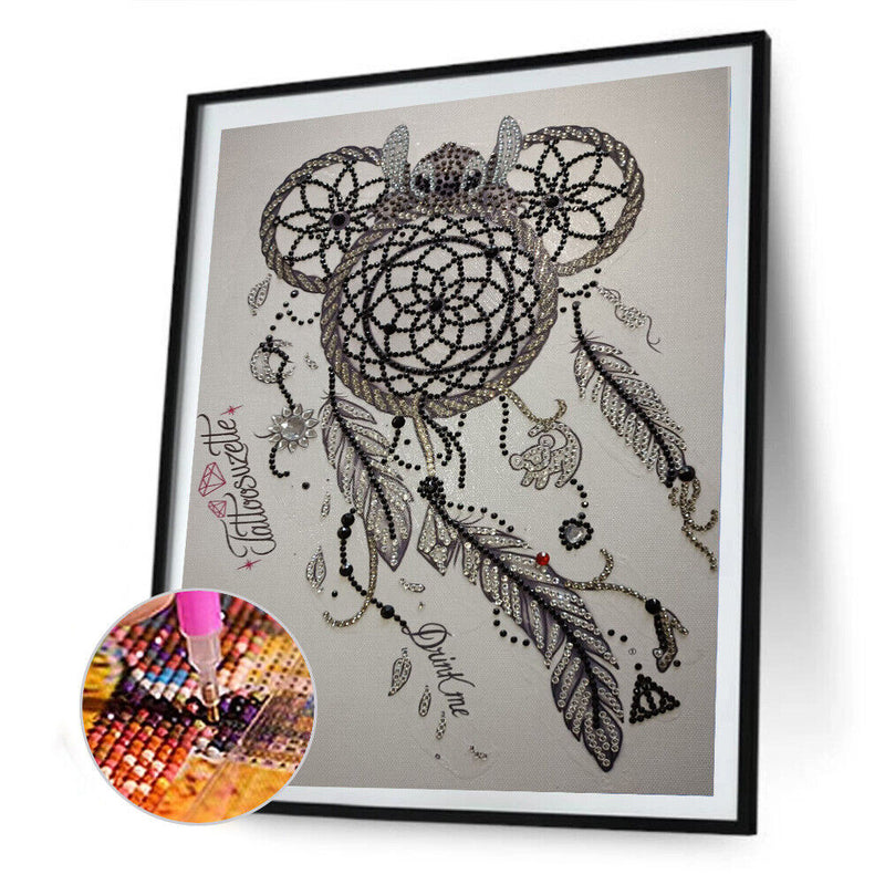 Dreamcatcher Partial Special Shape 5D DIY Diamond Painting Wall Art (PH112)