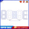 Digital LED Table Clock 24 or 12-Hour Display Alarm Snooze 8888 Display