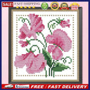 Partial Cross Stitch 14CT Cotton Thread DIY Counted Embroidery Kits Flower Gift