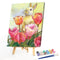 Rabbit in Flowers Colouring Oil Canvas DIY Hand Painted Art Paint By Numbers