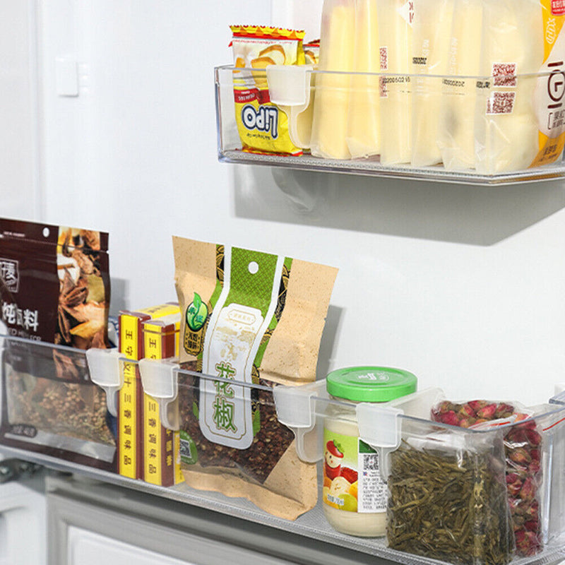 4x Refrigerator Sorting Partition Board Divider Kitchen Storage Organizers Newly
