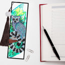 2pcs Creative DIY Diamond Painting Bookmark Leather Tassel Tags Art (SQ074)