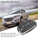 For Tucson Sonata 4 Button Flip Folding Key Case Shell with Key Blank