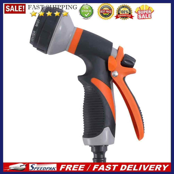 High Pressure Water Spray Gun Garden Hose Pipe Lawn Adjustable Nozzle Water