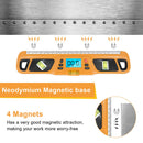 Digital Magnetic Base Level Slope Inclinometer Mini Angle Finder (Yellow)