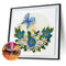 DIY Diamond Painting Kit Blue Flower Butterfly Partial Special Shape Drill