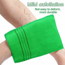 Fiber Portable Washcloth Shower Scrubber Exfoliating Bath Towel Bath Glove