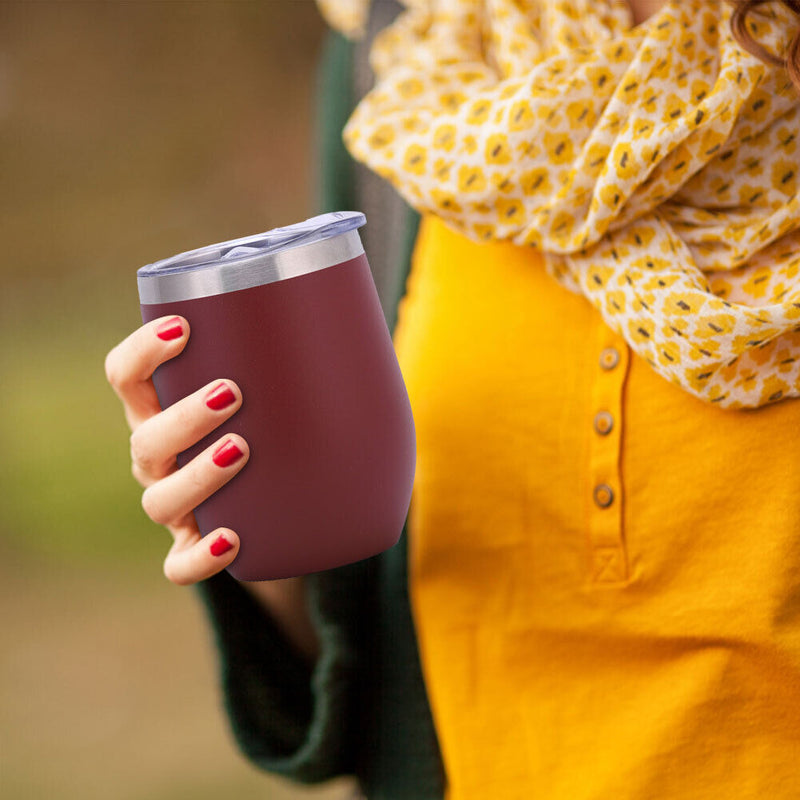 Beer Coffee Mug Stainless Thermal Leak Proof Insulation Cup with Lids (H) Newly