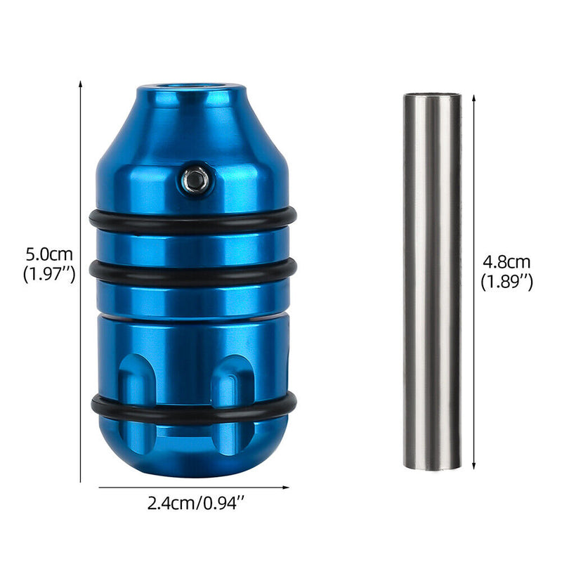 Aluminum Alloy Tattoo Grip 24mm Handle Non-Slip Tattoo Self-locked Accessorie