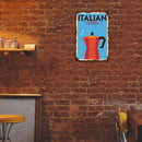 Tin Plates Wall Signs Retro Painting Italian Coffee Metal Plate Poster for Bar