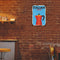 Tin Plates Wall Signs Retro Painting Italian Coffee Metal Plate Poster for Bar