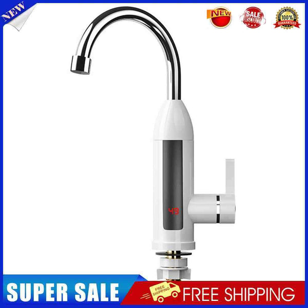 220V Hot Water Heater Tap EU Plug Electric Heating Faucet Home Kitchen Supp