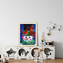 Full Round Drill Drawing Picture Snowman Diamond Painting Living Room Ornamen
