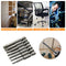7pcs Woodworking Hex Driver Screwdriver Bit Set Electric Drill Flat Heads