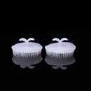 2pcs Silicone Shampoo Scalp Shower Washing Hair Brushes Head Massage Combs Newly