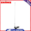 JUNERAIN SMA-F Female Magnetic Gain CB Radio Car UHF VHF Ham Antenna for
