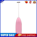 Electric Eggbeater Milk Drink Coffee Blender Egg Beater Stirrer (Pink)