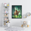 Indigenous On Horse Paint By Numbers DIY Frameless Picture On Canvas (X47)