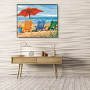 Painting By Numbers Kit DIY Beach Vacation Canvas Oil Art Picture Craft