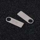 EDC Multi Tool Blank Titanium Plate DIY Name Tag Keyring Pendant Anti-Lost Pet