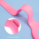 Yoga Fitness Resistance Band 8 Word Chest Expander Exercise Rope (Rose Red)