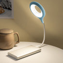 Portable Flexi Ring Lamp USB Study Reading LED Light Eye Protection (Blue) Newly