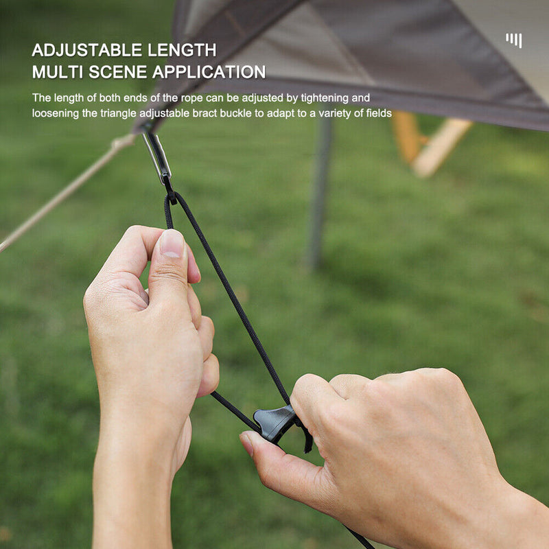 Outdoor Tent Rope Lanyard Portable Camping Anti-slip Binding Belt Clothesli