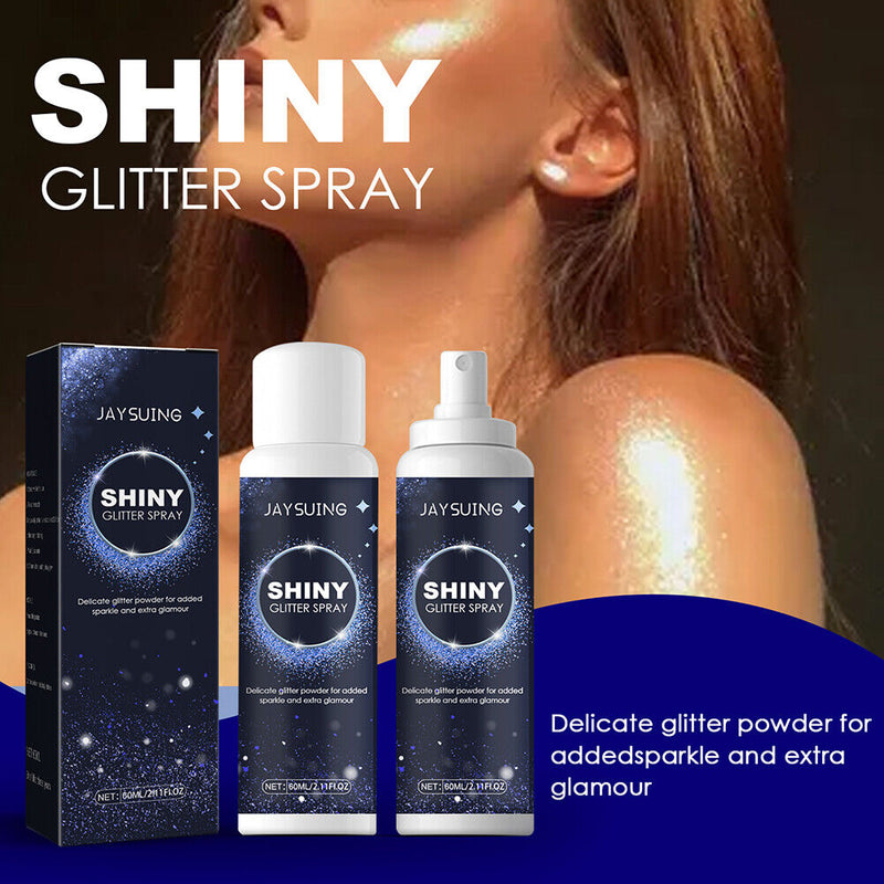 Highlighter Powder Spray High Gloss Glitter Powder Spray Shimmer Sparkle Ma