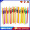 1500pcs Disposable Safe Plastic Color Straw with Extendable Elbow Design