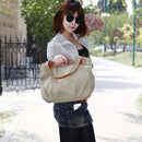Canvas Bags Large Capacity Handbag Women Simple Shoulder Shopping Travel Bags