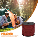 164ft 7-Strand Paracord Parachute Cord Tent Rope for Hiking Camping (Red) Newly