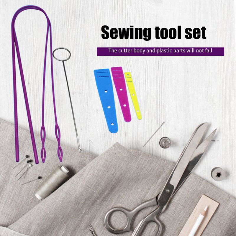 9pcs Household Sewing Tool Sets Threader Crochet Hook Neddlework DIY Tools Newly