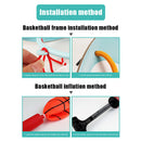 Baby Kids Home Indoor Fitness Sports Shooting Basketball Hoops Set with Air P