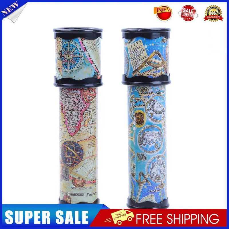 Rotating Kaleidoscopes Colorful World Preschool Toys Kid Children(20cm)