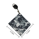 Double-Sided Golf Ball Cleaning Towel Cloth with Carabiner Hook Golf Accessor