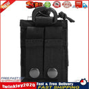 Outdoor Molle Radio Walkie Talkie Holder Bag Magazine Pouch Pocket(Black) Newly
