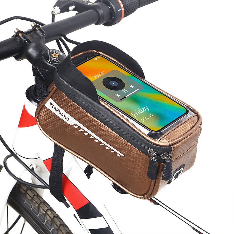 Touch Screen MTB Road Cycling Top Tube Phone Case Bags Bicycle Parts Accessories