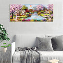 5D DIY Full Drill Diamond Painting Bridge Crane Cross Stitch Embroidery Craft
