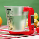 Electronic Measuring Cup Kitchen Scales Digital Measurement Cups (Red)