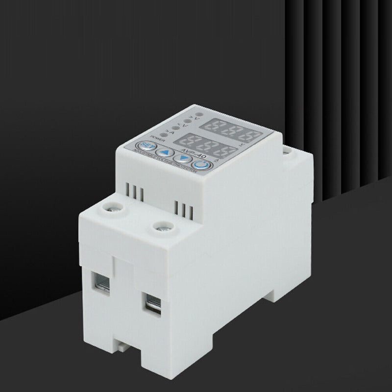 Adjustable Digital Over Voltage Current Under Voltage Protective Relay 63A 230V