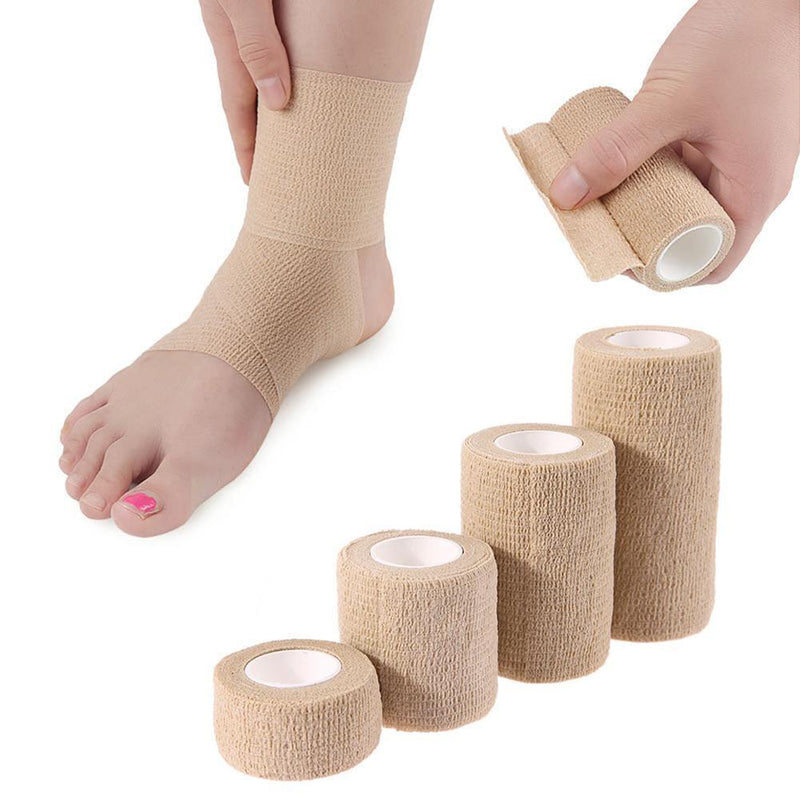 10pcs Self Adhesive Elastic Bandage First Aid Health Care Breathable Gauze