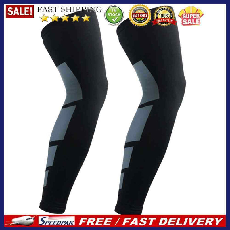 1pc Basketball Football Leg Sleeve Knee Protector Anti-collision Long Kneepad