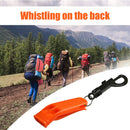 Plastic Outdoor Camping Emergency Loud Whistle Sports Survival Whistle with