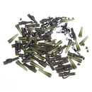 90pcs Safety Lead Clip + Size 8 Quick Change Swirl + Tail Rubber Carp Fishi